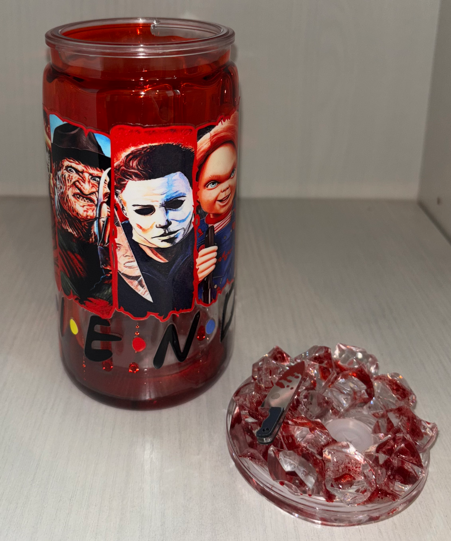 Halloween Scare Snowglobe Cup Collection image 1