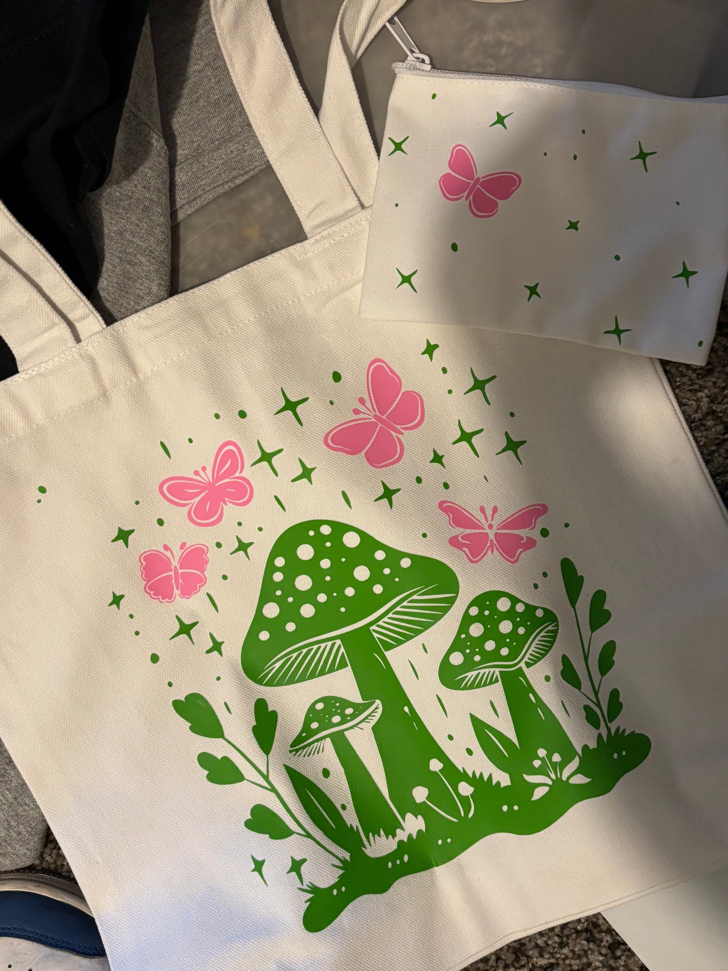 Custom tote bag set
