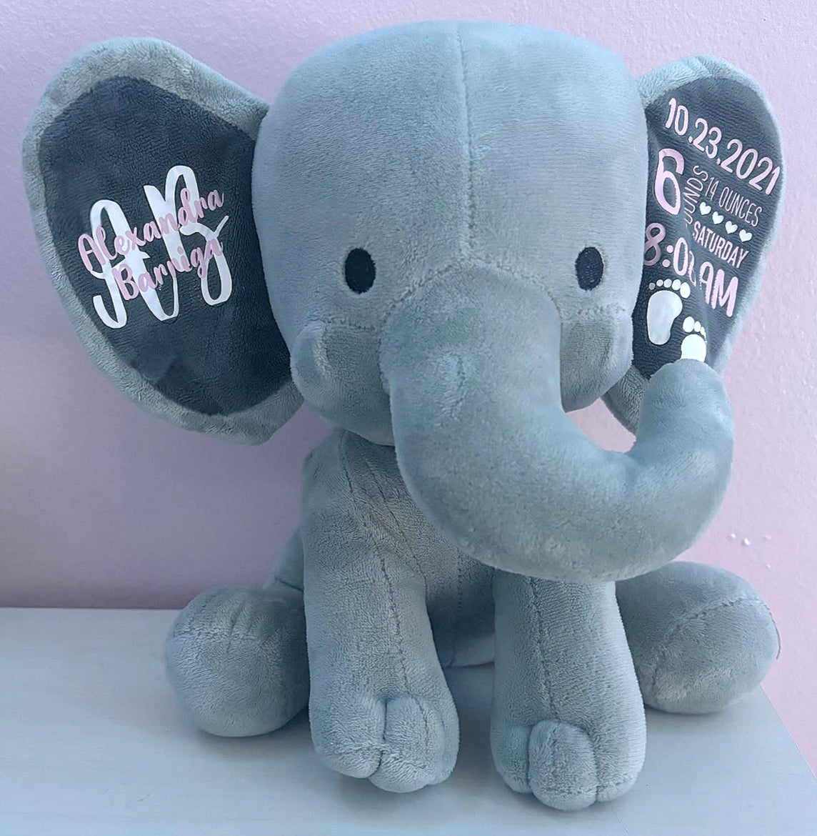 Custom Baby Birth Elephant image 0