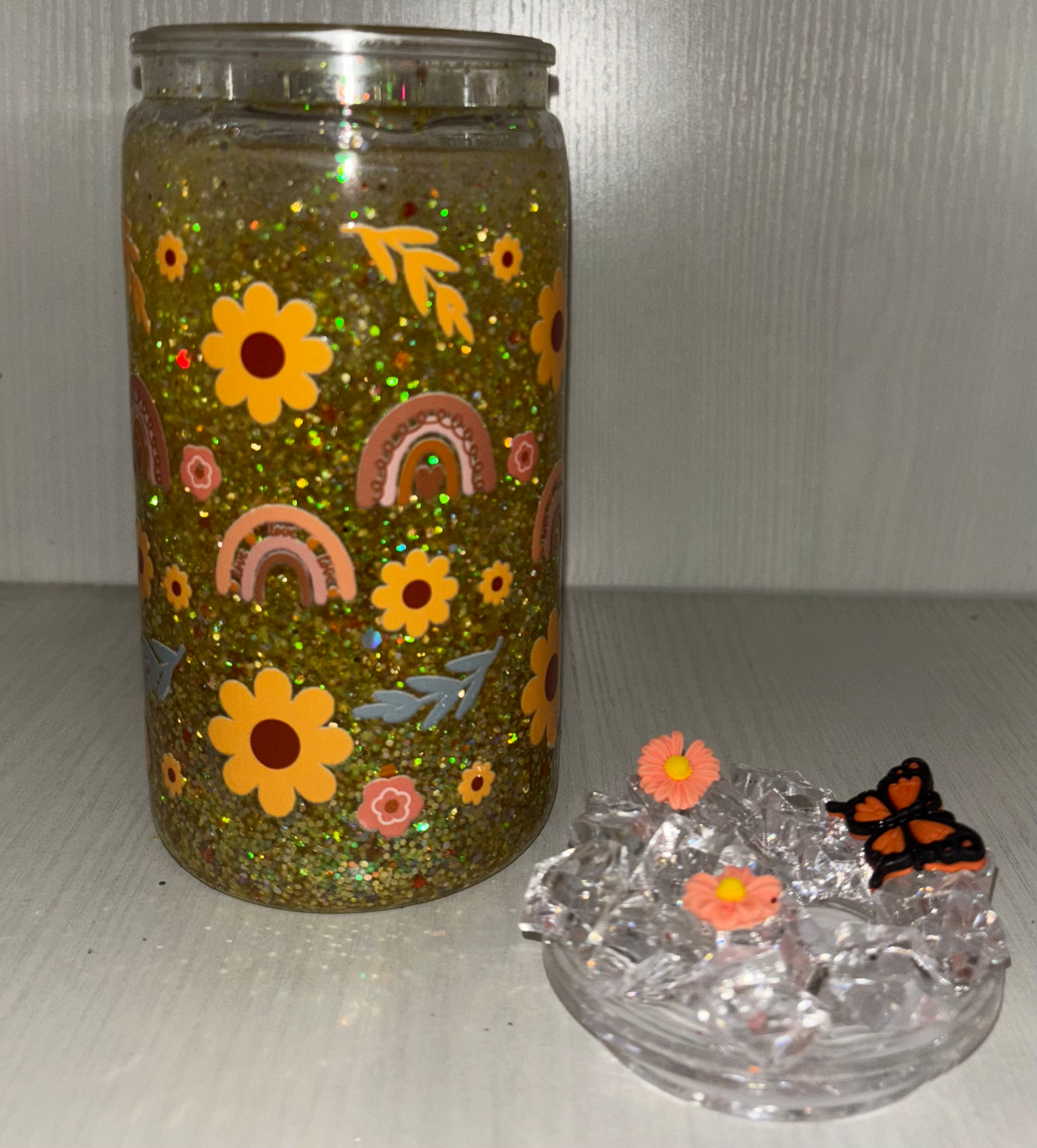 Floral Snowglobe Cup Collection image 4