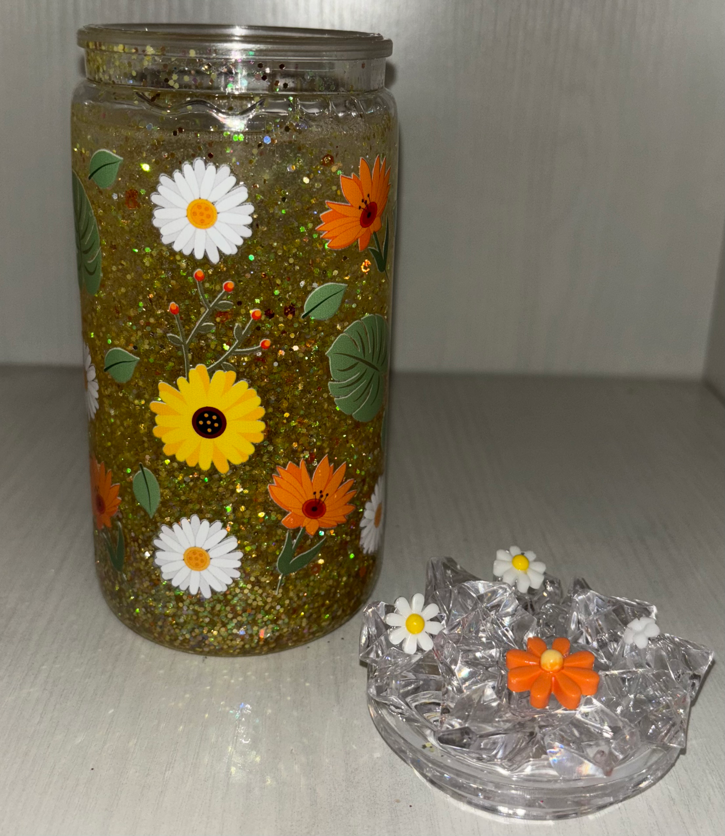 Floral Snowglobe Cup Collection image 1