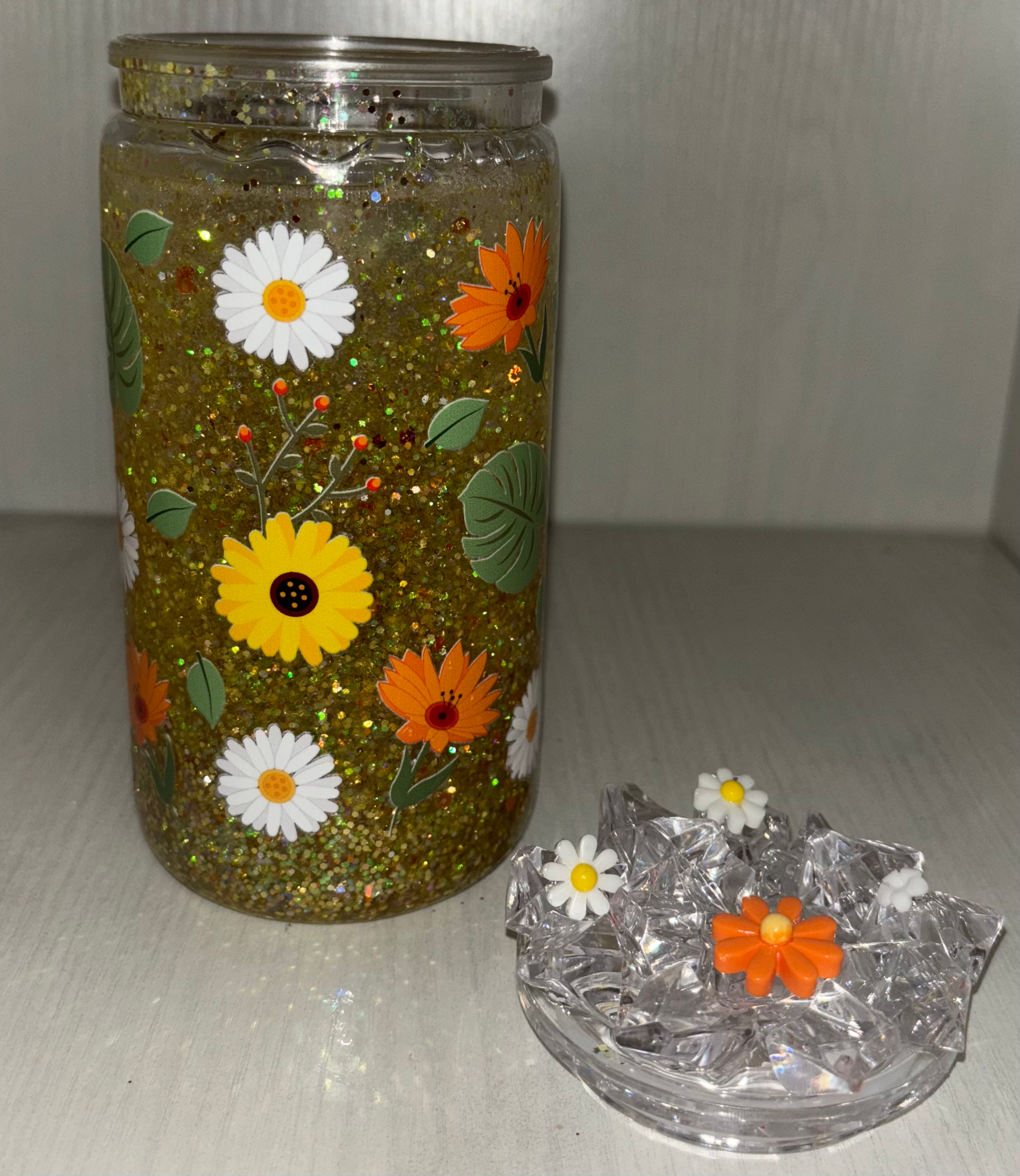 Floral Snowglobe Cup Collection  image 1